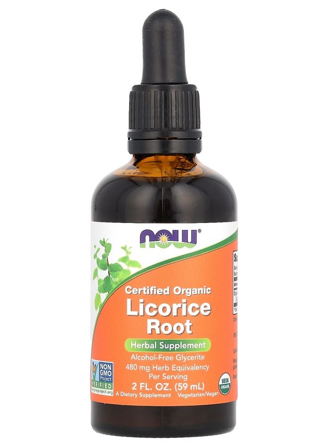 now Certified Organic Licorice Root 2 fl oz (59 ml)