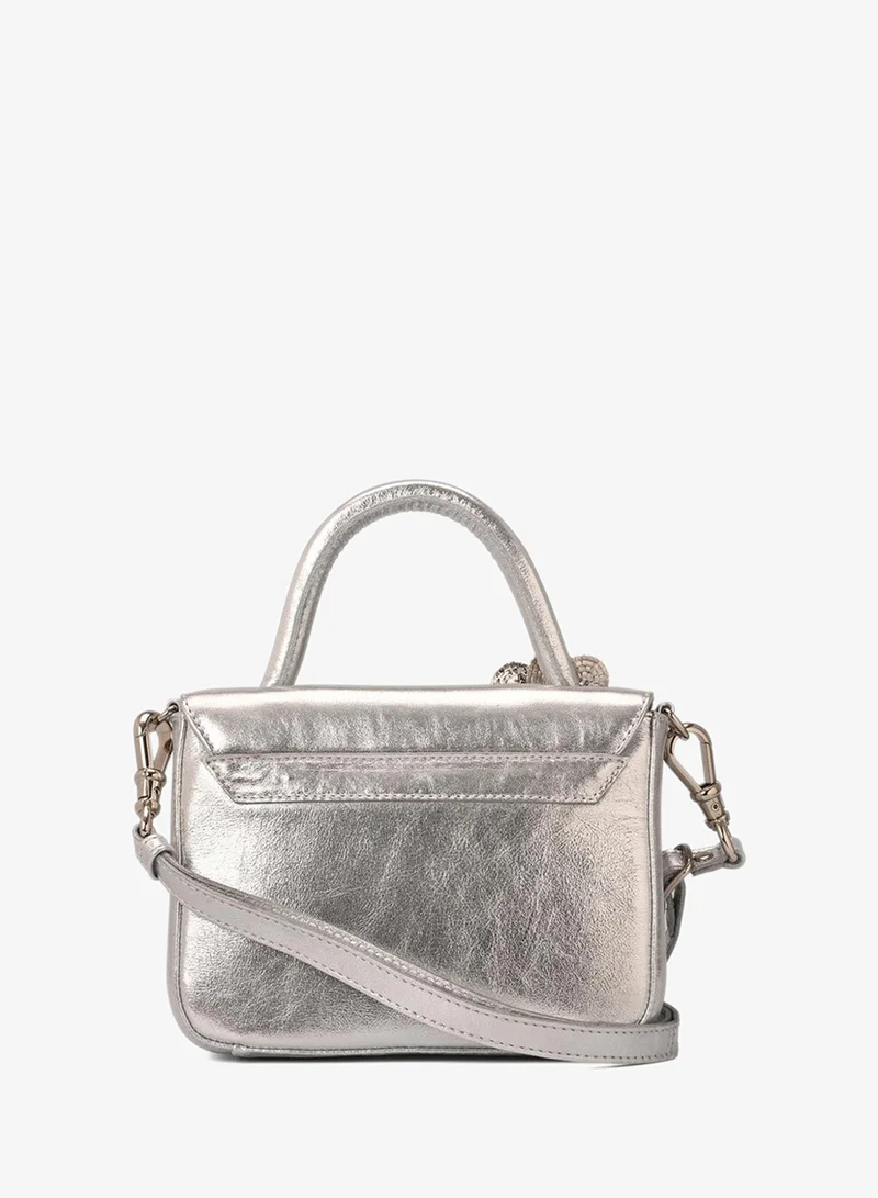 Carmen Steffens  Top Handle Bag Flower Silver for Women | Best Price UAE