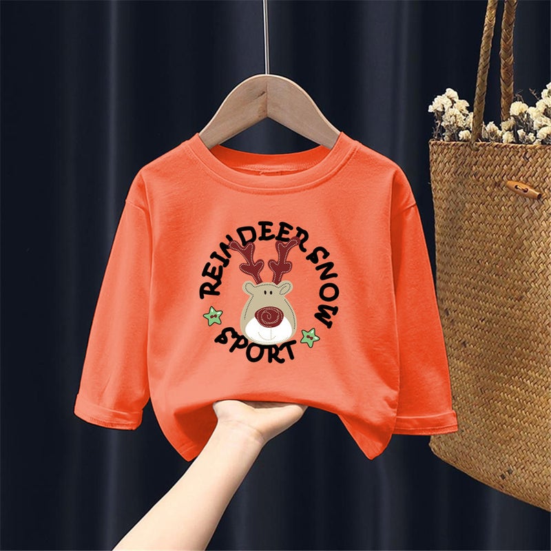 H2203# Men'S And Women'S Children'S Bottoming Cotton Printed Cartoon T-Shirt Cute Casual Fashion T-Shirt Tide - Image 1