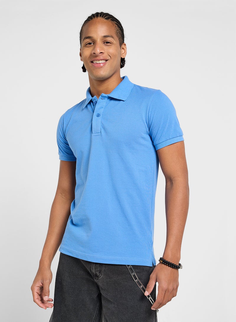 سفنتي فايف تيشيرت بولو أساسي - Image 1