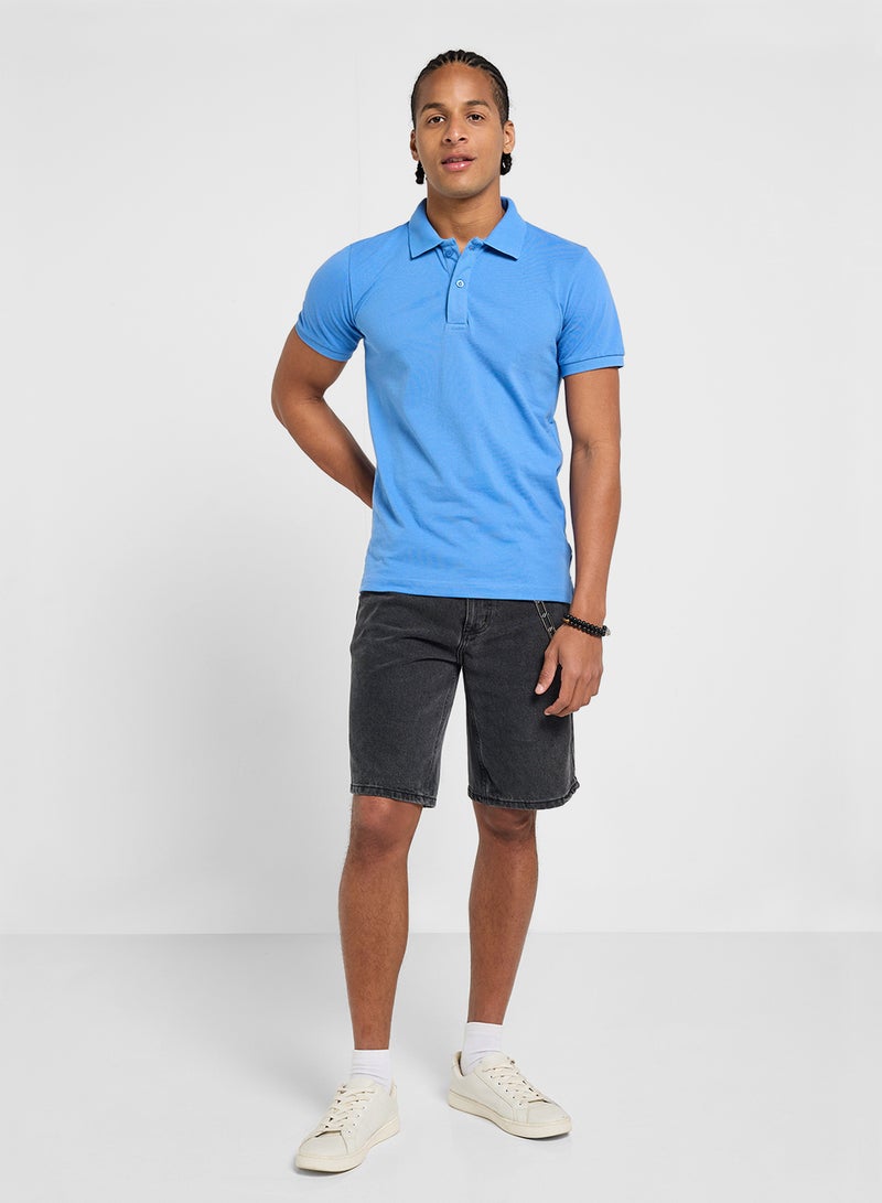 سفنتي فايف تيشيرت بولو أساسي - Image 4