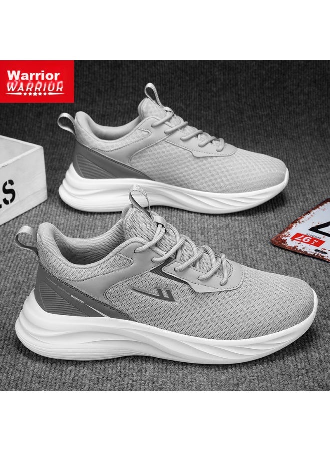Pull Back Huili Men's Shoes, Soft-soled Running Sneakers, Summer New Style Men's Mesh Breathable Casual White Shoes, Black, Size 39 - Image 3