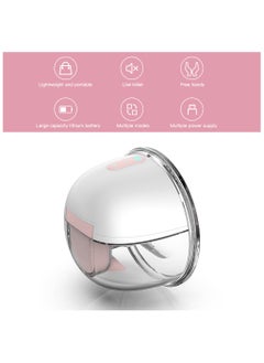 2 Packs Wearable Hands Free Electric Breast Pump Silent Invisible Breast Pump 3 Modes 9 Levels of Suction 150ML Large Capacity with 24mm Silicone Shield & Carrying Bag for Home Travel - pzsku/ZFB32B2E6FDC6693A7359Z/45/_/1724986025/3536c879-f9ff-418e-925c-9e4881a4fe41