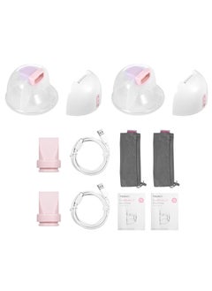 2 Packs Wearable Hands Free Electric Breast Pump Silent Invisible Breast Pump 3 Modes 9 Levels of Suction 150ML Large Capacity with 24mm Silicone Shield & Carrying Bag for Home Travel - pzsku/ZFB32B2E6FDC6693A7359Z/45/_/1724986054/79deb25e-72e0-4593-ac69-7d3cc572f12b