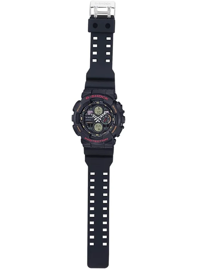 G-SHOCK Men's Casio G-Shock Analog-Digital Black Dial Men's Watch GA-140-1A4DR (G976)