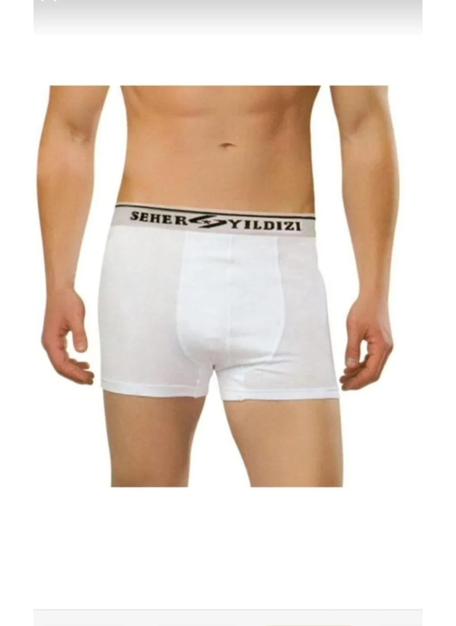 Seher Yıldızı Morning Star 0060 Men's Lycra Boxer 6 Pieces