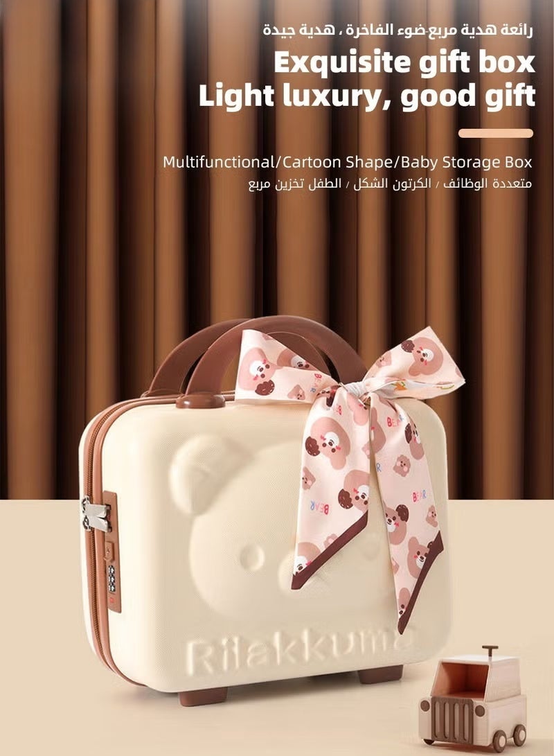 والالا مجموعة هدايا للأطفال حديثي الولادة من 18 قطعة، مجموعة هدايا لحديثي الولادة، إكسسوارات ملابس الأطفال، مجموعة أساسية للرضع مع حقيبة جميلة للأولاد والبنات، قطن فاخر، لربيع وصيف وخريف وشتاء، 66 سم لمدة 3-6 أشهر - Image 3