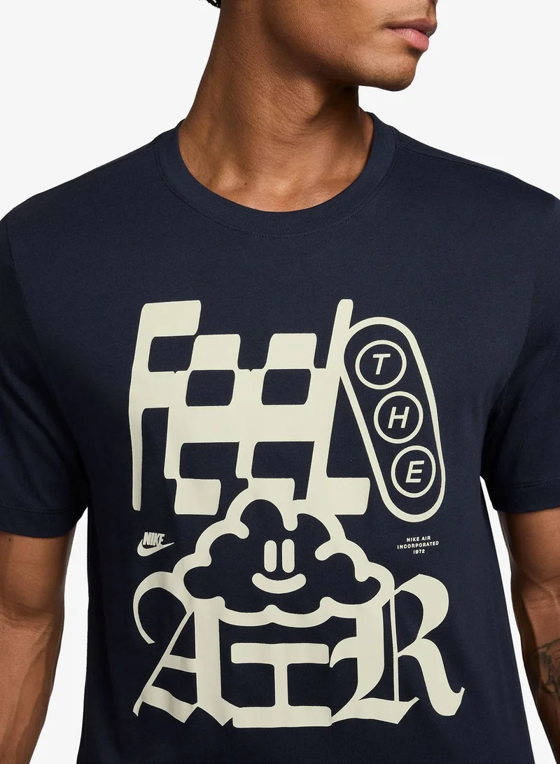 Nike OBSIDIAN Nsw Lifestyle Love In Air T-Shirt for Men | Best Price UAE