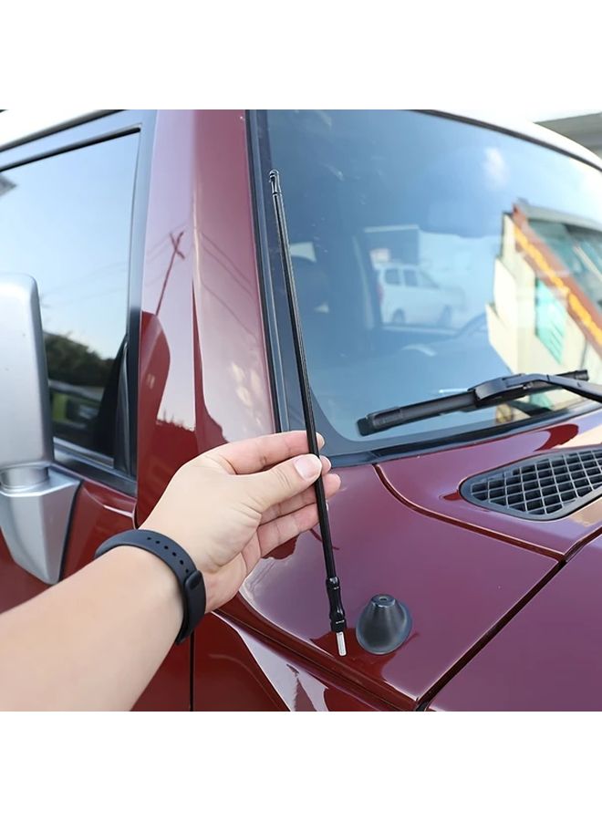 هوائي راديو للسيارة السوداء 12.5 بوصة 32 سم لتويوتا اف جي كروزر 2007-2021 - Image 4