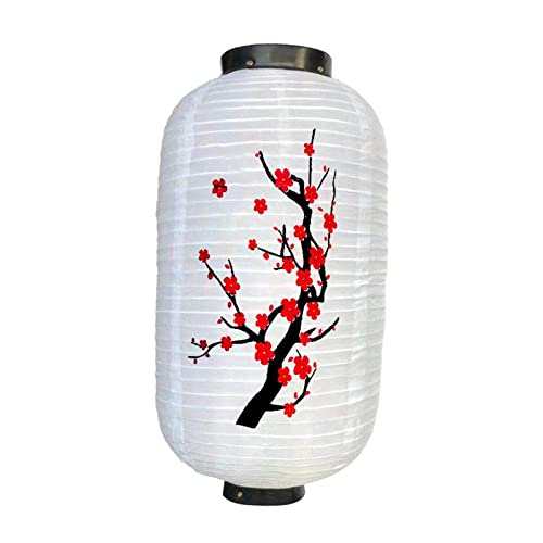 CALANDIS® Japanese Style Lantern Hanging for Spring Festival Restaurant Birthday White BodySmall Flower' - Image 1
