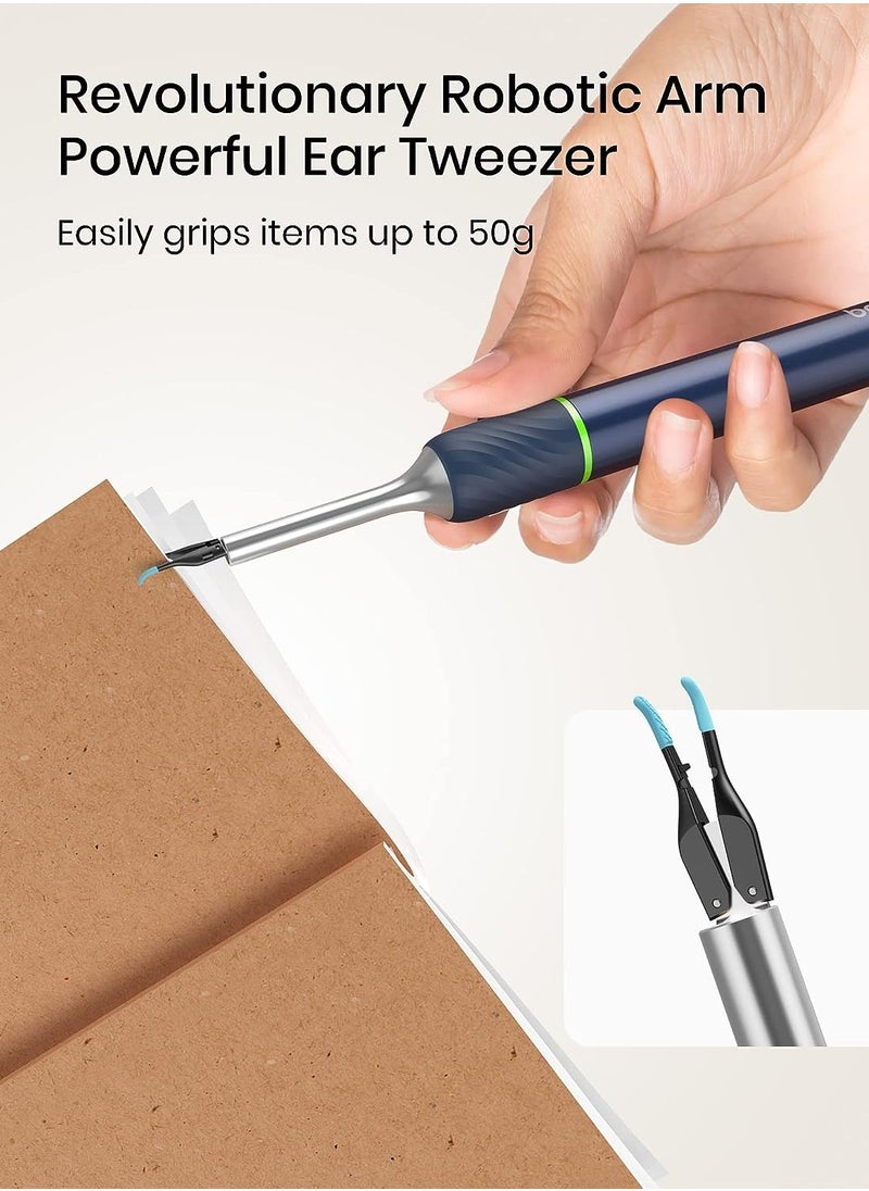 Note 5 Ear Wax Removal Tool with Ear Camera Ear Cleaner with Ear Pick and Tweezers Mode,1000W Ear Scope Universal Gyroscope for Earwax Removal