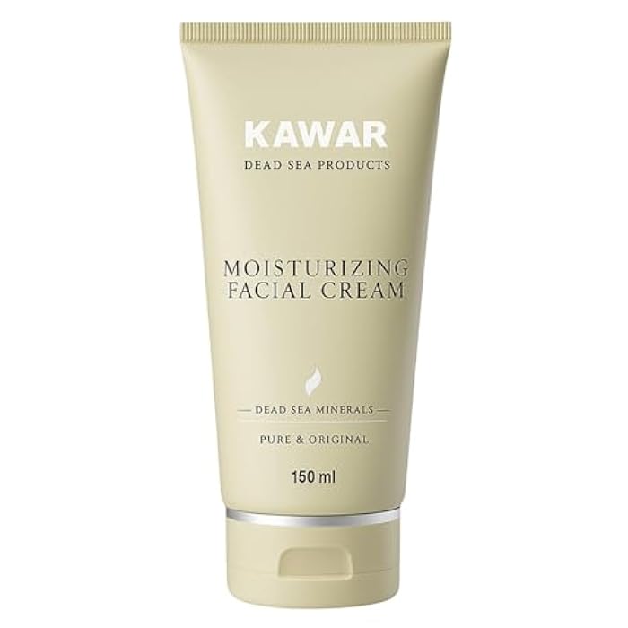 KAWAR Dead Sea Face Moisturizer with Hyaluronic Acid, Niacinamide & Ceramides, Skin Feels Softer and Smoother, Long-Lasting Hydration, Fast-Absorbing, Vegan Moisturizer for Men & Women, 5.1 fl oz - Image 2
