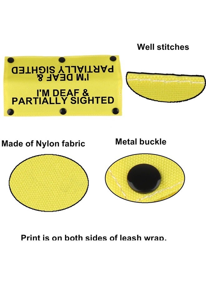 BLUPARK غلاف طوق الكلب لذوي الإعاقة البصرية وفقدان السمع أنا أصم جزئيًا - Image 4