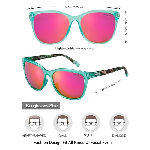 Jefoo Retro Polarized Sunglasses for Men women UV400 Protection for Driving Fishing Hiking Golf Outdoor Sport Glasses - Image 4