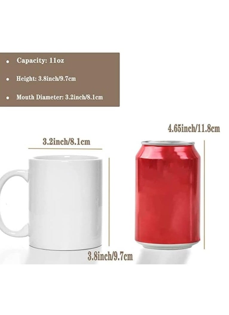 PRINTSHOP4ME - 36 pcs Blank sublimation mugs AAA Grade white cups with no pinholes for heat transfer sublimation printing or 3d sublimation printing - Image 1