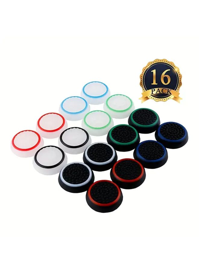 Color Silicone Thumb Grip Caps For PS4 Xbox Series XS Controllers Anti Slip Ergonomic Joystick Covers - Image 1