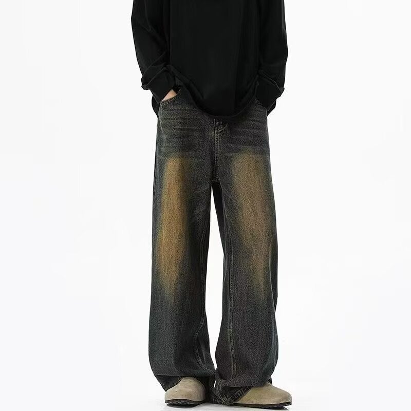 Unisex Classic Denim Jeans Loose Fit Daily Outdoor Wear - Image 5