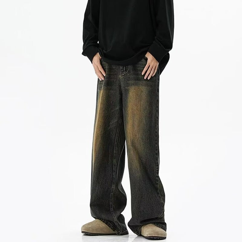 Unisex Classic Denim Jeans Loose Fit Daily Outdoor Wear - Image 4