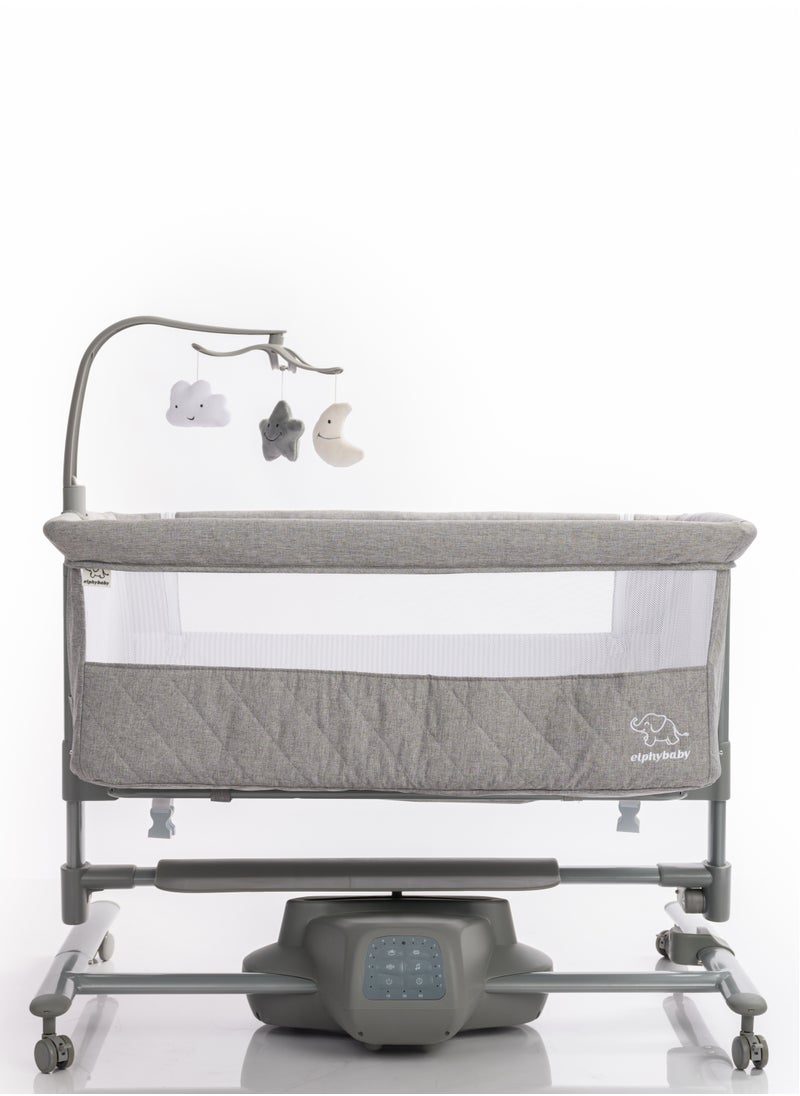 elphybaby Baby cot (vibration powered by electricity and batteries) next to the mother's bed  - Image 3