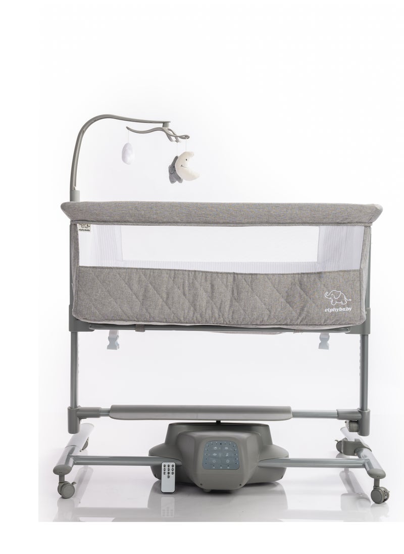 elphybaby Baby cot (vibration powered by electricity and batteries) next to the mother's bed  - Image 4
