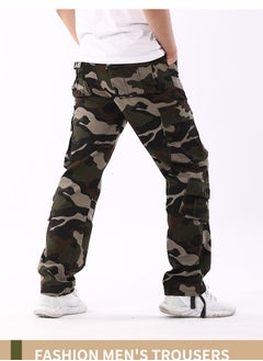 Generic Men's Camouflage Pants Casual Pants Green Camo  - Image 2