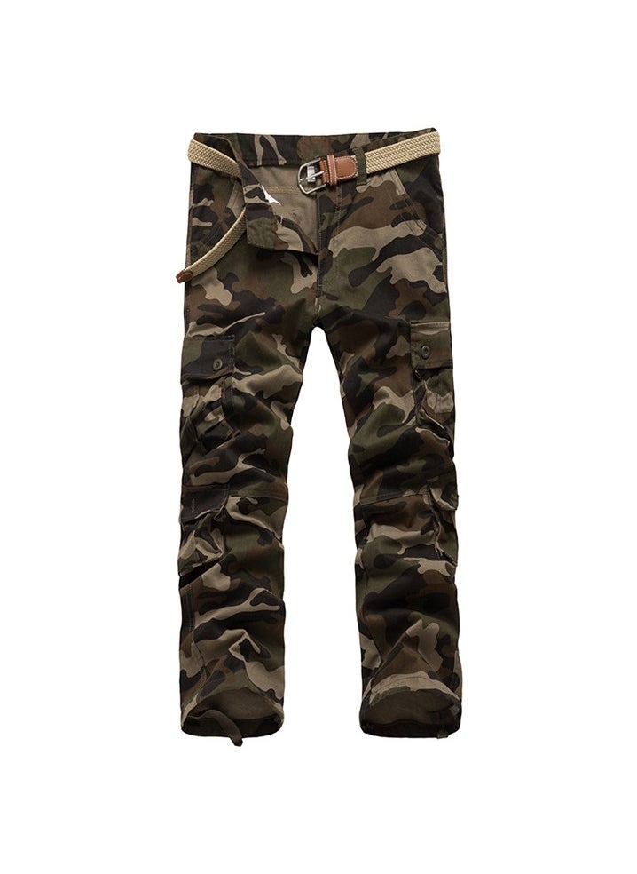 Generic Men's Camouflage Pants Casual Pants Green Camo  - Image 1