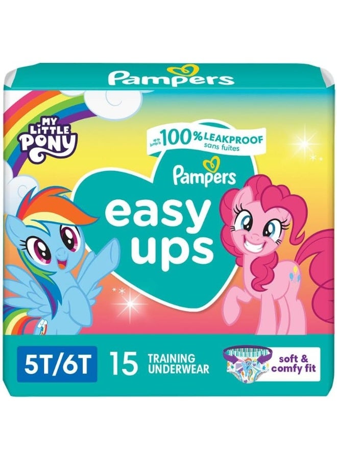 Pampers Training Pants - Easy Ups Girls & Boys - Size 2T-3T, 25 Count, My Little Pony Potty Underwear (Packaging May Vary)