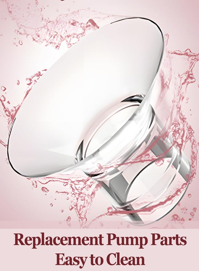 سكويشي 6 قطع من حشوات شفاطات مضخة الثدي سبيكترا، طقم قياس شفاطات مضخة الثدي مع مسطرة حلمة، متوافق مع معظم مضخات الثدي لشفط مريح (شفاف (12 قطعة)) - Image 3