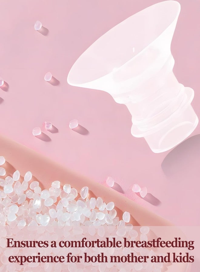 سكويشي 6 قطع من حشوات شفاطات مضخة الثدي سبيكترا، طقم قياس شفاطات مضخة الثدي مع مسطرة حلمة، متوافق مع معظم مضخات الثدي لشفط مريح (شفاف (12 قطعة)) - Image 4