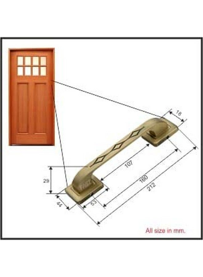 FAST Zinc Dh68 8 Inch Brass Antique Main Door Pull Handle For Home - Image 3