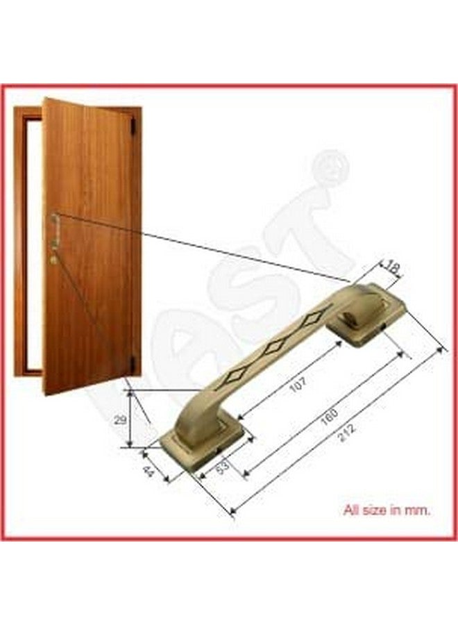 FAST Zinc Dh68 8 Inch Brass Antique Main Door Pull Handle For Home - Image 1