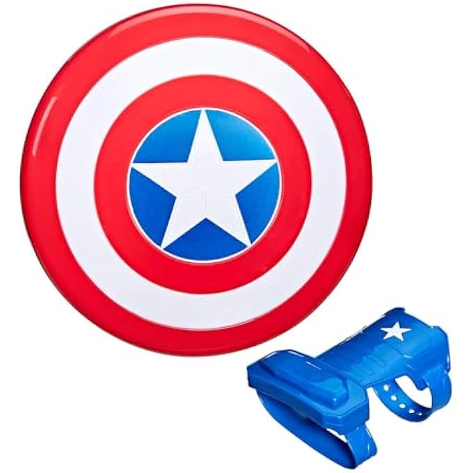 HASBRO MARVEL AVENGERS CAPTAIN AMERICA BLAST MAGNETIC SIGN + GLOVE + SUPERHERO INSPIRED ROLE PLAY AGES 5+ - Image 2