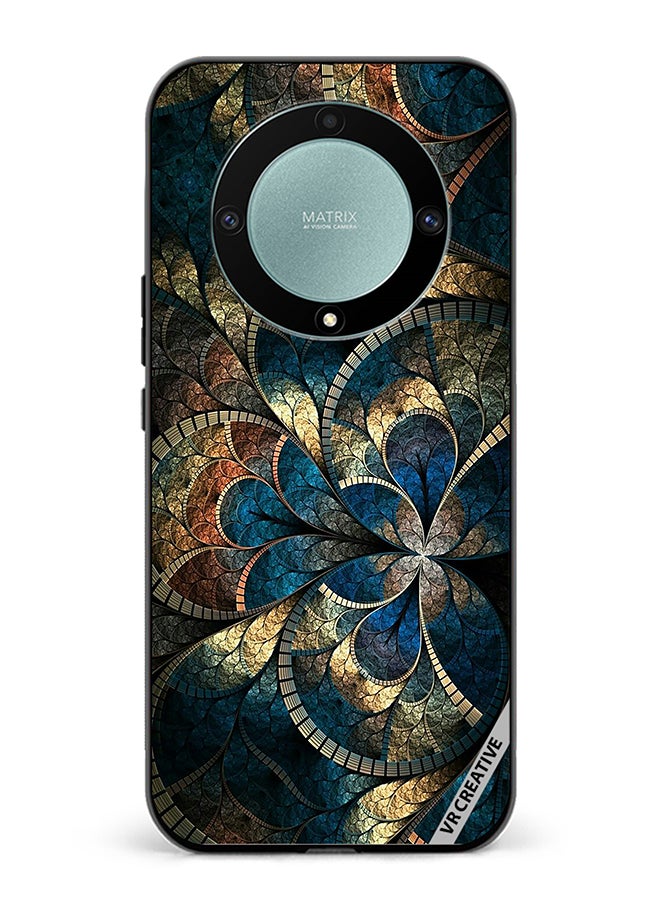 VR CREATIVE Protective Case Cover For Honor X9b Mandala Abstract Design Multicolour - Image 1