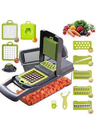 Green/Grey-14 piece set