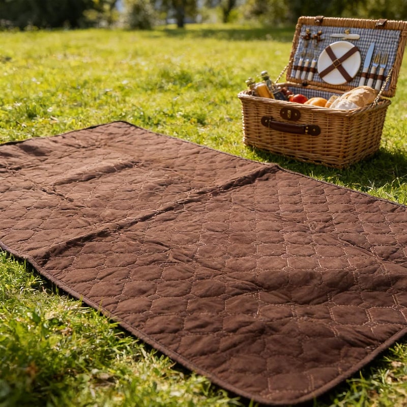 Couch Cover, Polyester Oxford Fabric Furniture Protector, Anti Slip Pet Cover, Ideal for Dogs, Cats, Sofa Bed & Picnic Mat, 75x180cm (Brown) - Image 5