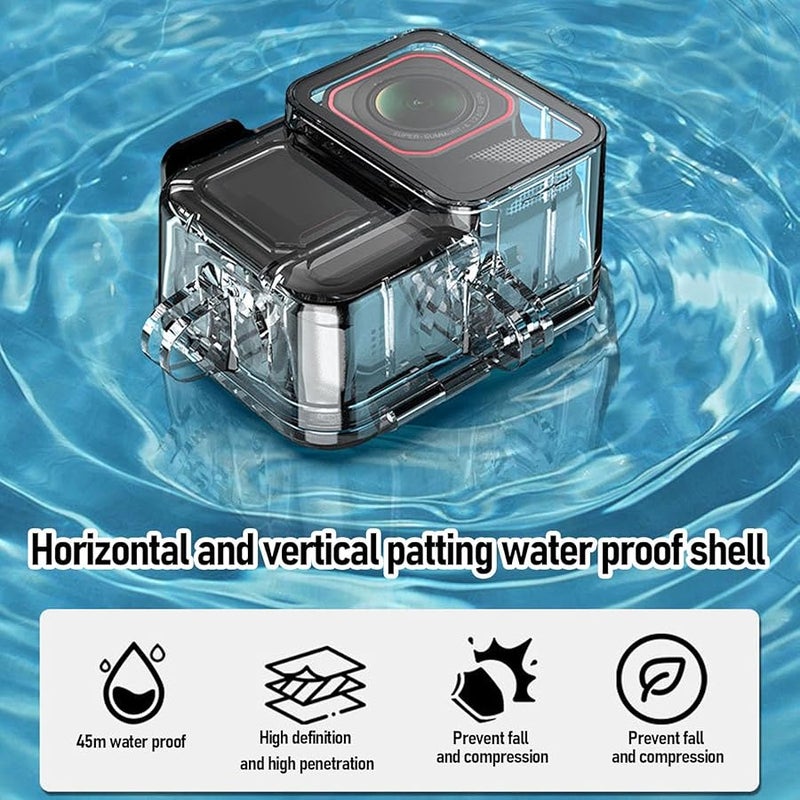 Vbestlife Ace Pro 2 Waterproof Dive Case 148Ft Depth Housing Cover - Image 3