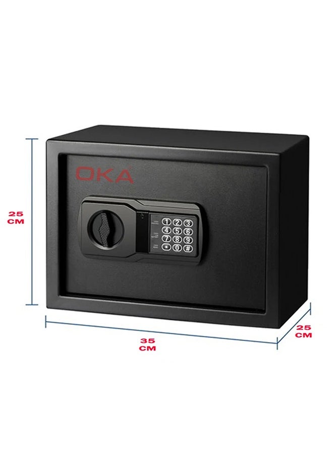 OKA Oka Electronic Digital Fire and Theft Resistant Safe with Combination Lock / Weight 9.4kg /44E20  - Image 4