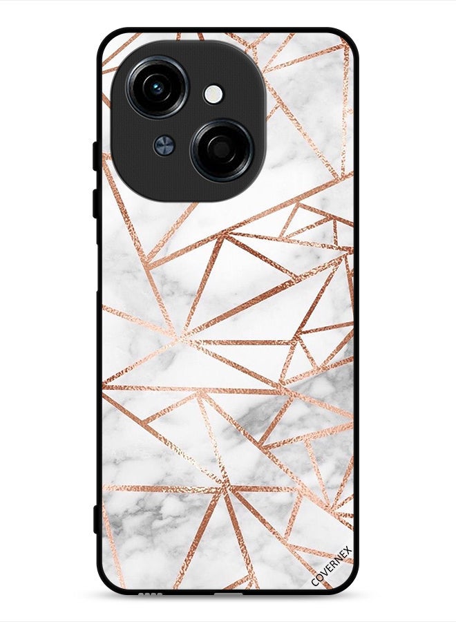 Covernex Tecno Spark Go 1 4G Protective Case Cover Marble Pattern Wallpaper - Image 1