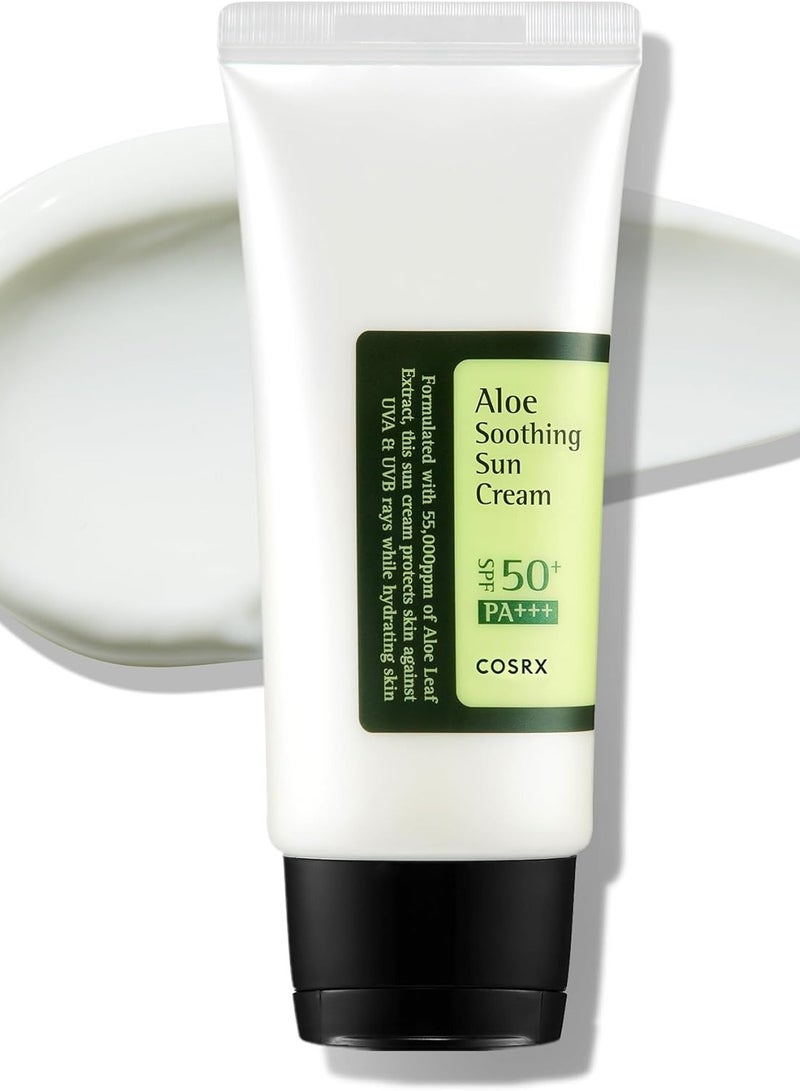 COSRX Good Morning Low-Ph Cleanser (150ml) + COSRX Aloe Soothing Sun Cream (50ml) 200ml - Image 2