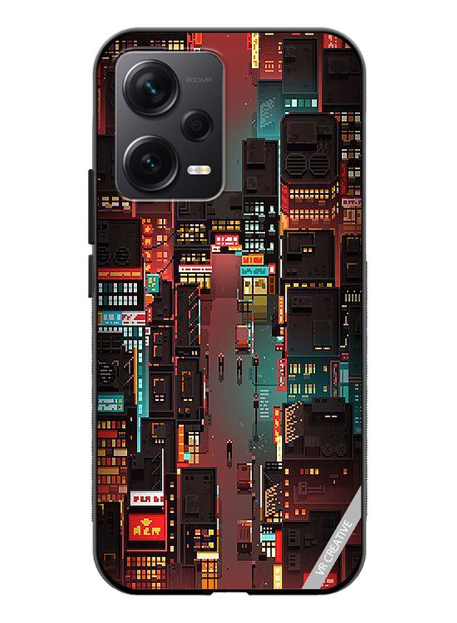 VR CREATIVE Protective Case Cover For Xiaomi Redmi Note 12 Discovery Street Of Tokyo Design Multicolour - Image 1