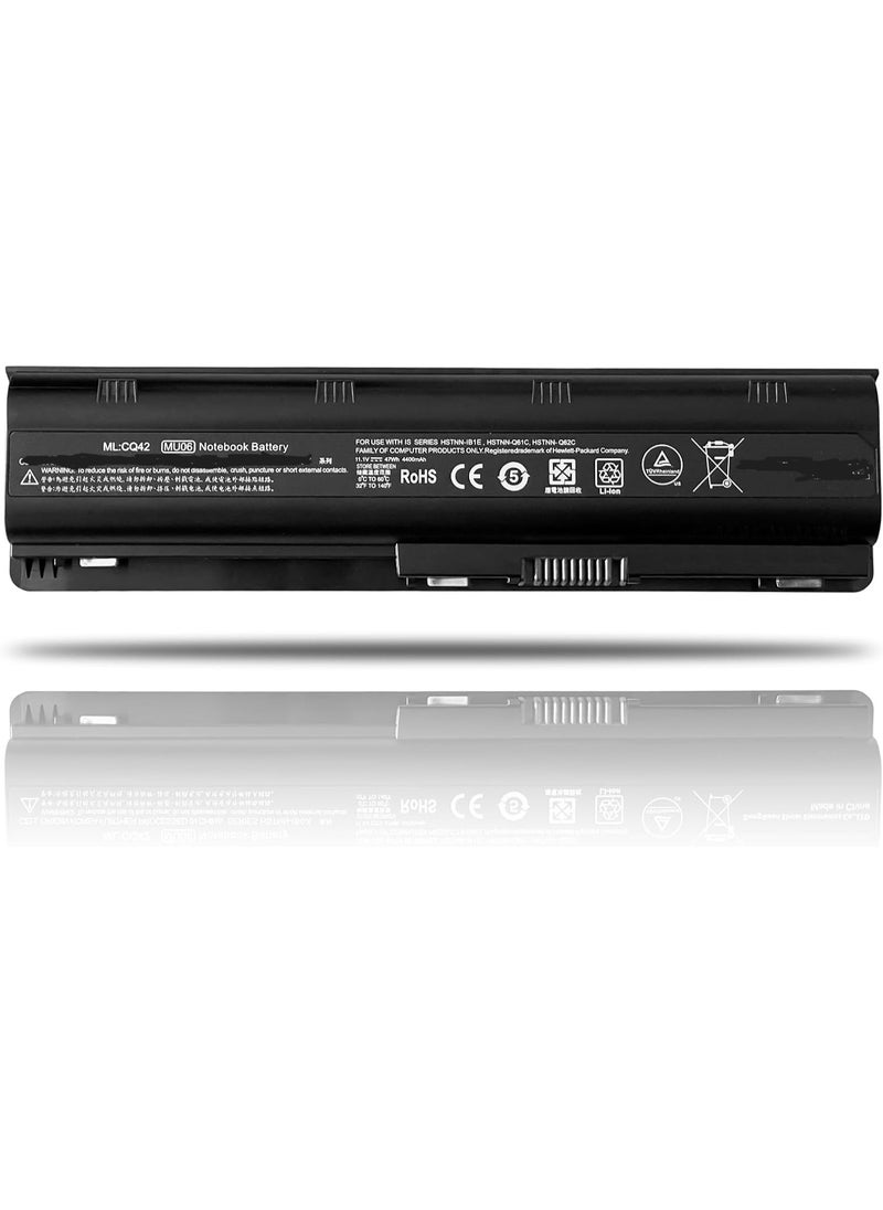 Generic Laptop Replacement Battery MU06/MU09 – Compatible with G6, G7, G62, G72, G4, 2000 Series, DV6, DV7, DM4, CQ32, CQ42, CQ43, CQ56, CQ57, CQ72 – 10.8V/11.1V 4400mAh  - Image 1