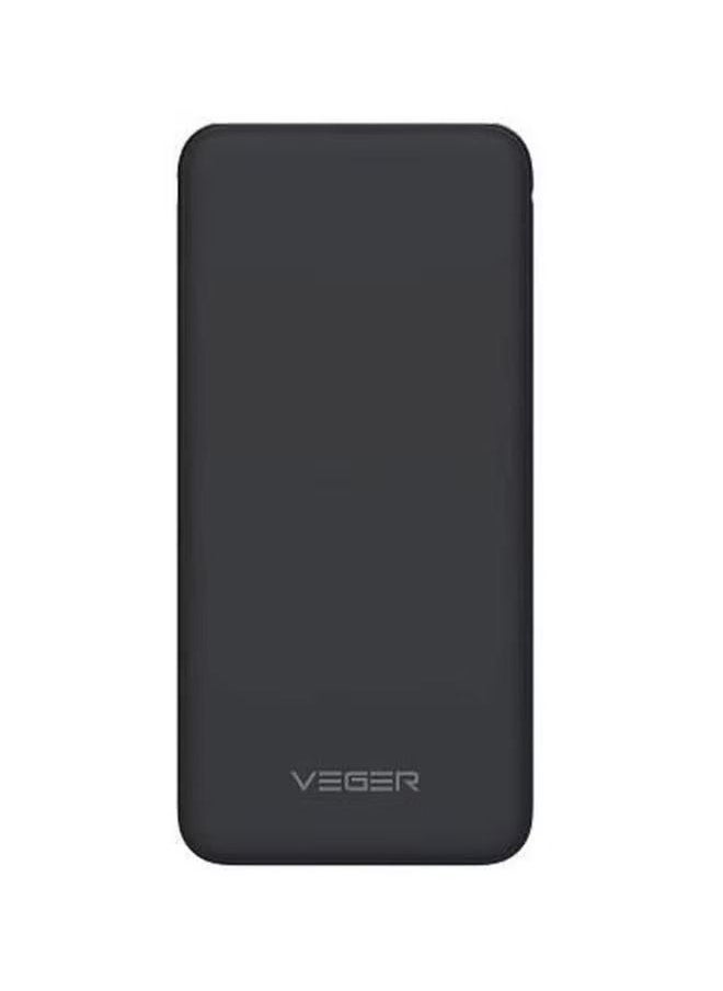 فيجير باور بانك بمنفذ USB مزدوج 25000 مللي أمبير، 10 وات، أسود/أبيض - Image 1