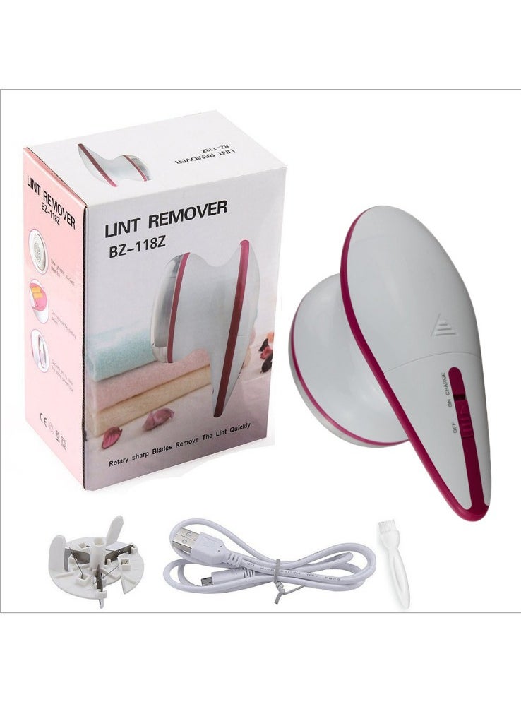 Lint Remover With 1 Extra Blade, USB Rechargeable Fabric Shaver,Professional Electric Fabric Sweater Lint Remover for Clothes and Furniture, Fuzz,Cashmere, Wool, Legging, Sofa,Coats(Whitepink) - pzsku/ZFB33F90584440921D4C0Z/45/_/1696692461/4d26bf22-9e67-4a0b-9e5d-cafc15a863e4