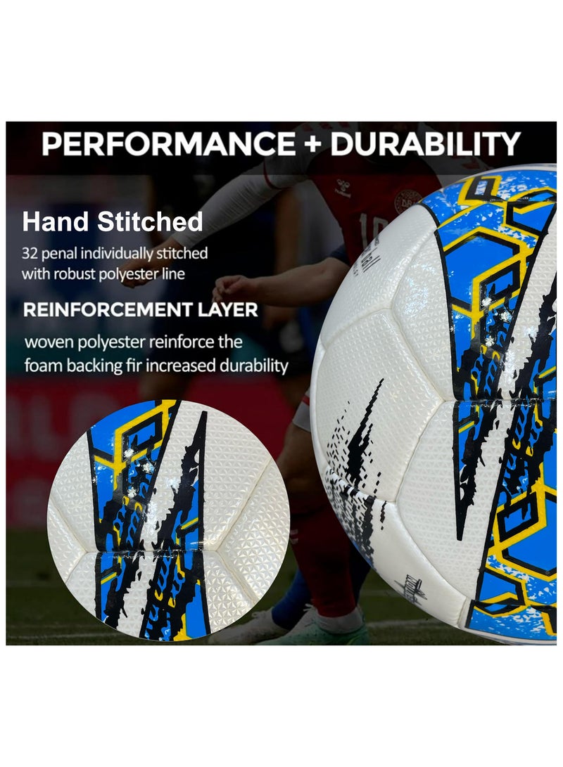 Spall Football Soccer Ball For Matches World Cup Best Indoor/Outdoor Water Proof Ball For Professional Training And Match Men And Women Youth And Adult - Image 5