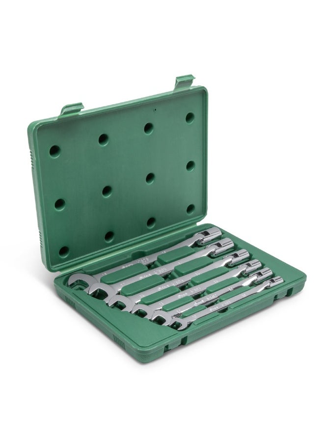 Sata SATA GL09037 6-Piece Metric Combination Flex Head Socket Wrench Set  - Image 1