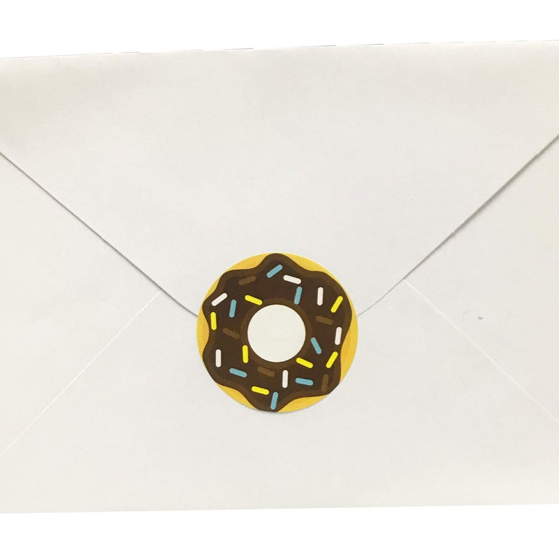 TownStix Donut Stickers Sheets Set, 1.5" - 20 Sheets, 200 Stickers - Image 4