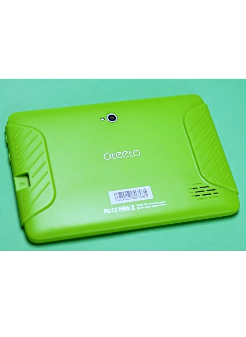 Oteeto Tab 4 Kids, 4GB RAM, 128GB ROM, 7 Inch IPS Display, 3000 mAh Battery, Toughened Glass, Android Kids 5G Wi-Fi Tablet (Green) - pzsku/ZFB345D02BAA1D4FE4957Z/45/_/1723906451/e37be111-210b-4681-975d-26b91c4cb8e3