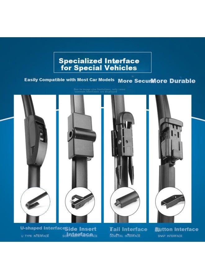 Aoming Nissan New Sylphy [12-19 Models] Boneless Rubber Strip Wiper Blade Original Front Wiper Strip - Image 3