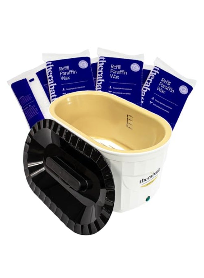 Therabath Professional Thermotherapy TB6 Paraffin Wax Bath Limited Edition White Gold Bath Helps Relieve Arthritis Muscle Stiffness for Hands Feet Body Made in USA 6 lb ScentFree - Image 1