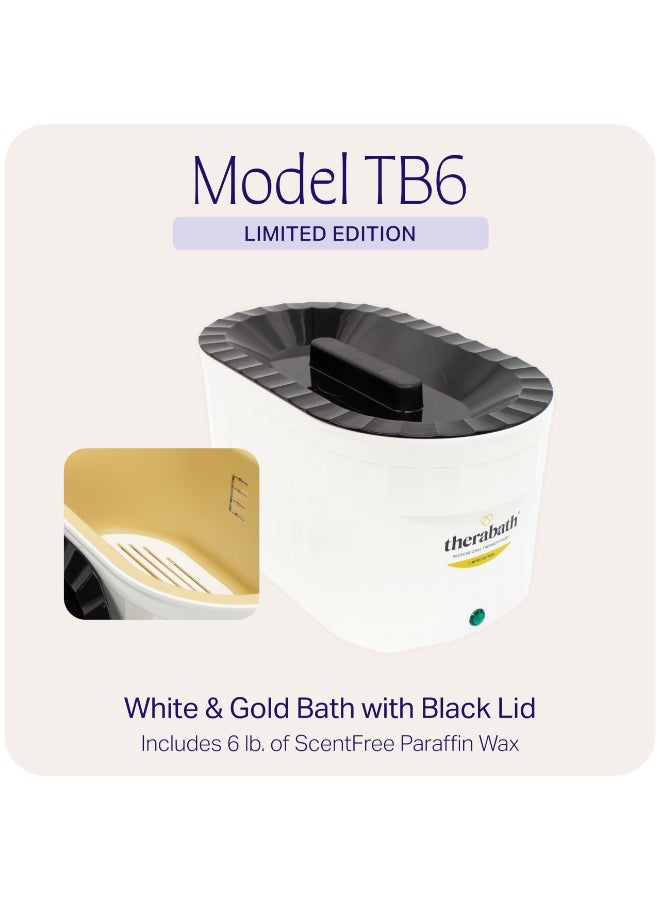 Therabath Professional Thermotherapy TB6 Paraffin Wax Bath Limited Edition White Gold Bath Helps Relieve Arthritis Muscle Stiffness for Hands Feet Body Made in USA 6 lb ScentFree - Image 4